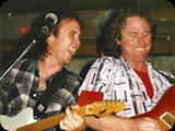 Rockin' out with my brother Rob Watkins